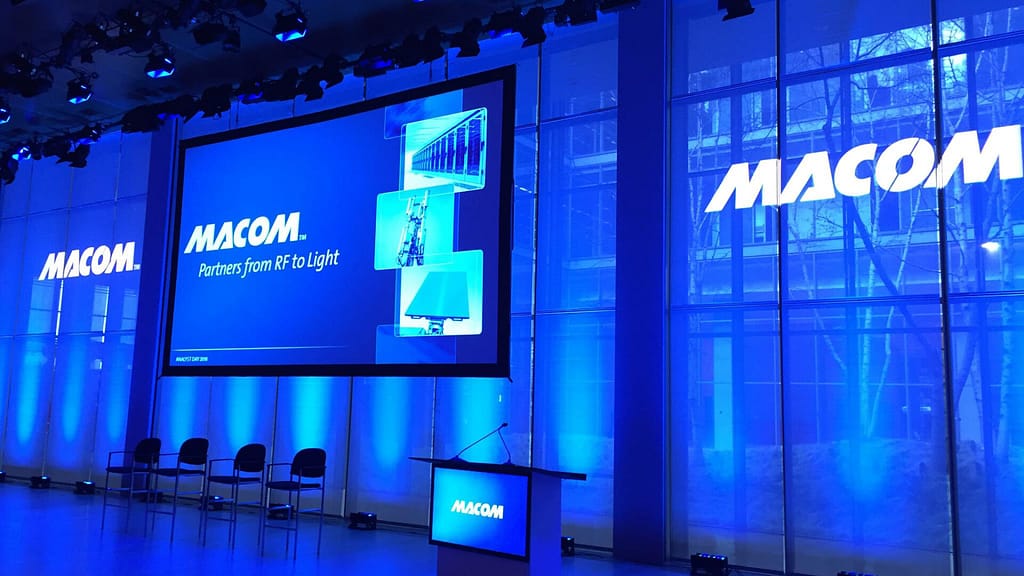 Macom partners with OVATION Events in Nashville, TN and Dedham, MA